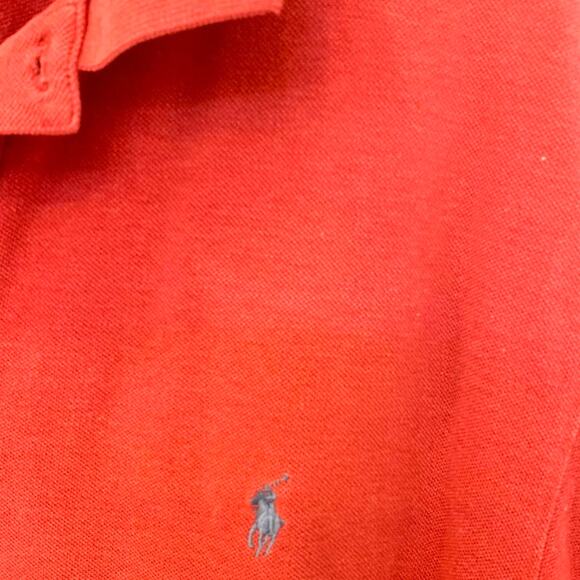 POLO by Ralph Lauren Polo Shirt 3XLT Tall Red Golf Pony Logo 100% Cotton Tennis - Picture 4 of 9